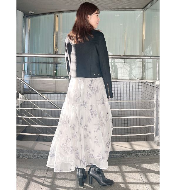 MERCURYDUO「フェイクスエードコンパクトライダースジャケット」|ライダースジャケット|