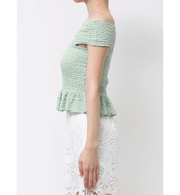 MERCURYDUO「カットソーシャーリングトップス」|Tシャツ・カットソー|