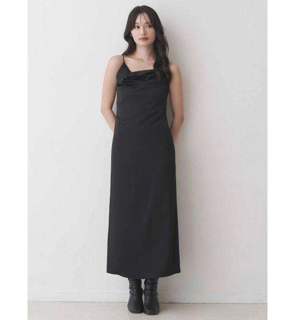 MERCURYDUO「サテンキャミナローワンピース」|ワンピース|