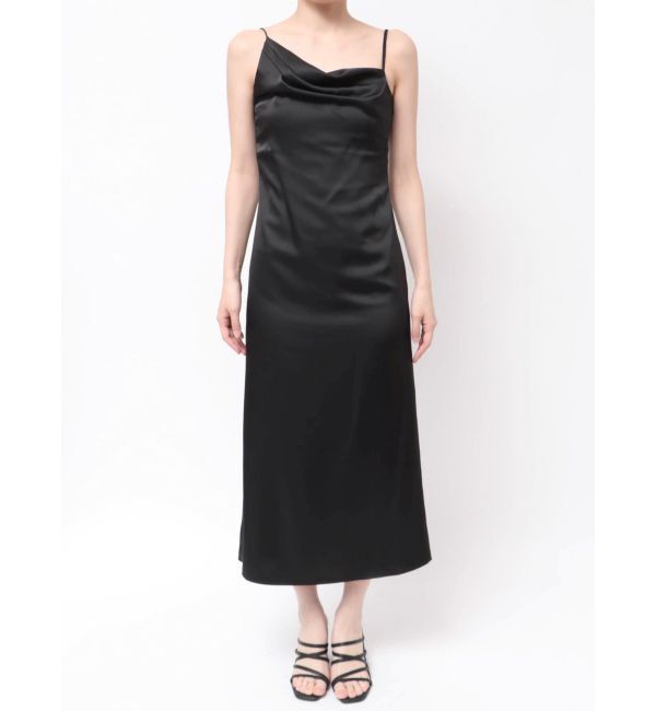 MERCURYDUO「サテンキャミナローワンピース」|ワンピース|