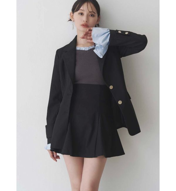 MERCURYDUO「フィットアンドフレアジャケット」|テーラードジャケット|