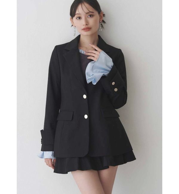 MERCURYDUO「フィットアンドフレアジャケット」|テーラードジャケット|