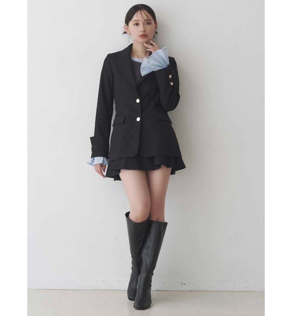 MERCURYDUO「フィットアンドフレアジャケット」|テーラードジャケット|