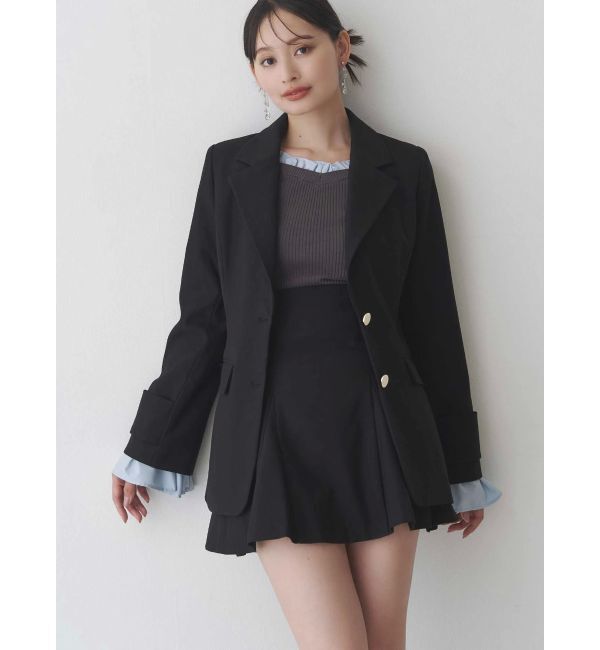 MERCURYDUO「フィットアンドフレアジャケット」|テーラードジャケット|