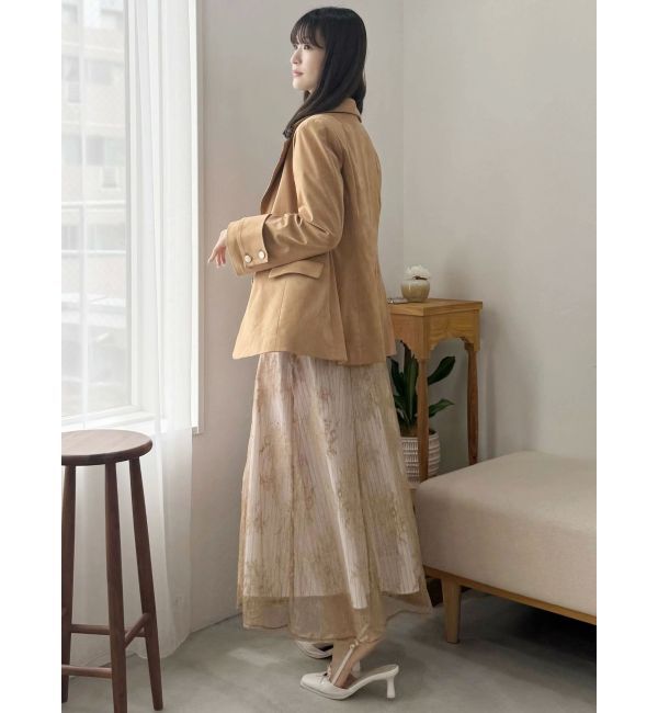 MERCURYDUO「フィットアンドフレアジャケット」|テーラードジャケット|