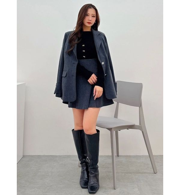 MERCURYDUO「フィットアンドフレアジャケット」|テーラードジャケット|