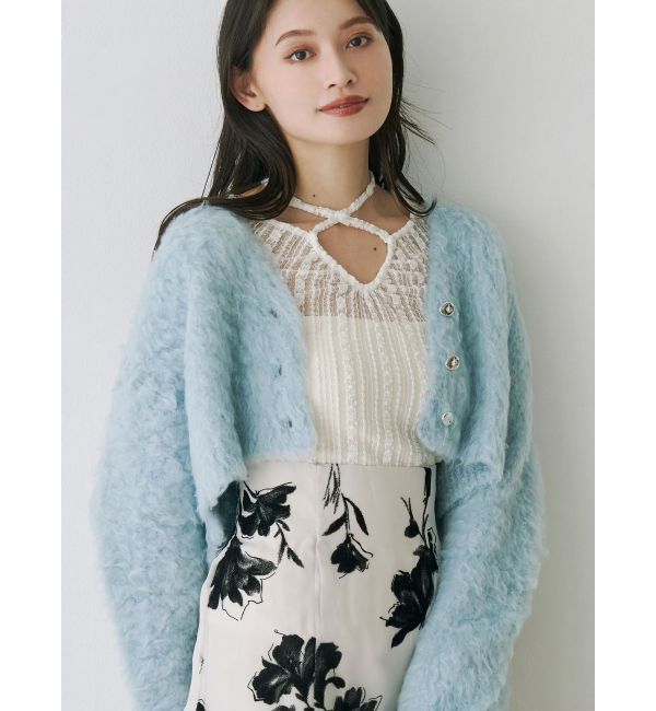 MERCURYDUO「ストレッチレースカットソー」|Tシャツ・カットソー|