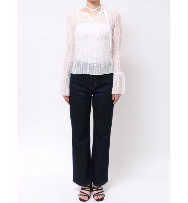 MERCURYDUO「ストレッチレースカットソー」|Tシャツ・カットソー|