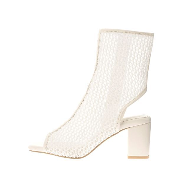 MERCURYDUO「ラメメッシュブーツ」|ショートブーツ|