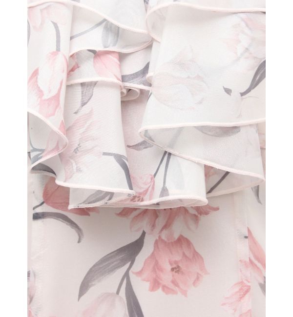 MERCURYDUO「花柄アメスリラッフルワンピース」|ワンピース|