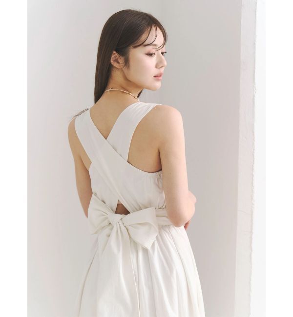 MERCURYDUO「ポプリンバックシャンワンピース」|ワンピース|