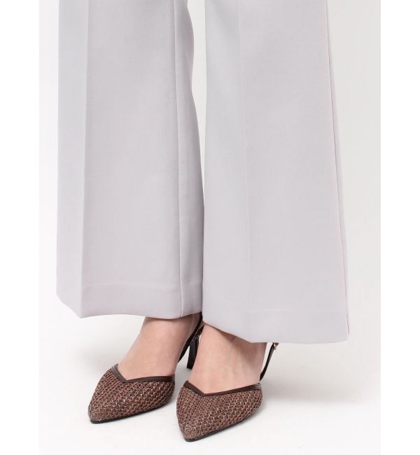 MERCURYDUO「ペプラムビスチェパンツセットアップ」|オールインワン|