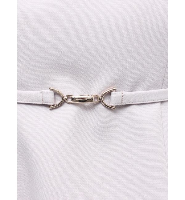 MERCURYDUO「ペプラムビスチェパンツセットアップ」|オールインワン|