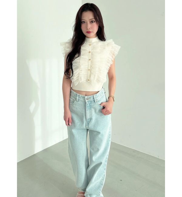 MERCURYDUO「ストレートデニムパンツ」|デニム|