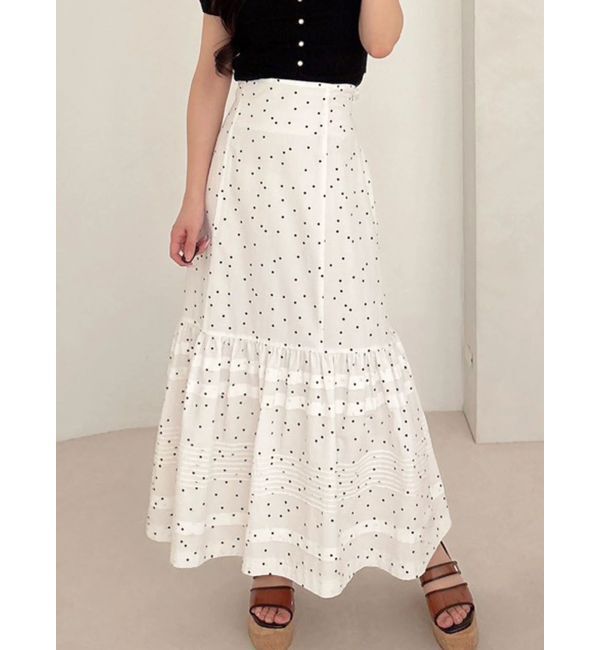 MERCURYDUO「タックティアードスカート」|スカート|