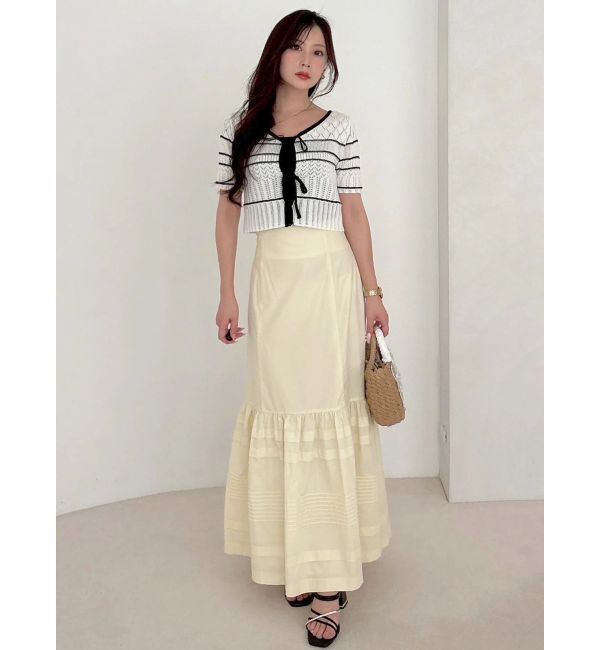 MERCURYDUO「タックティアードスカート」|スカート|