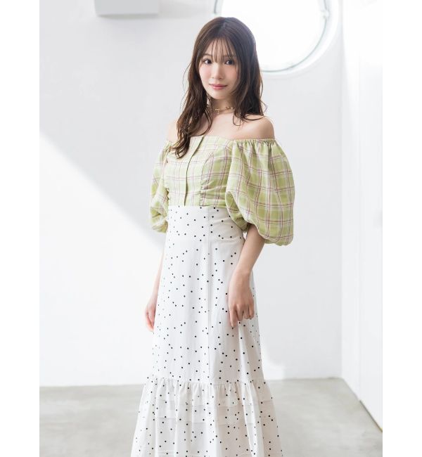 MERCURYDUO「タックティアードスカート」|スカート|