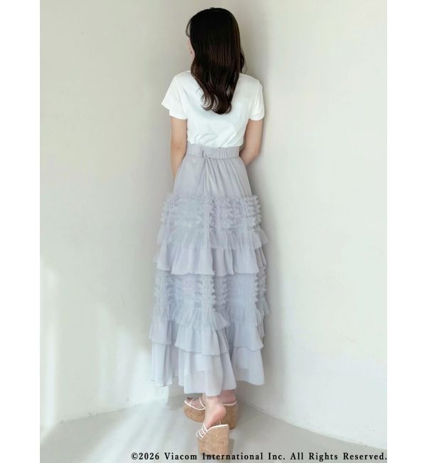 MERCURYDUO「ティアードボリュームスカート」|スカート|