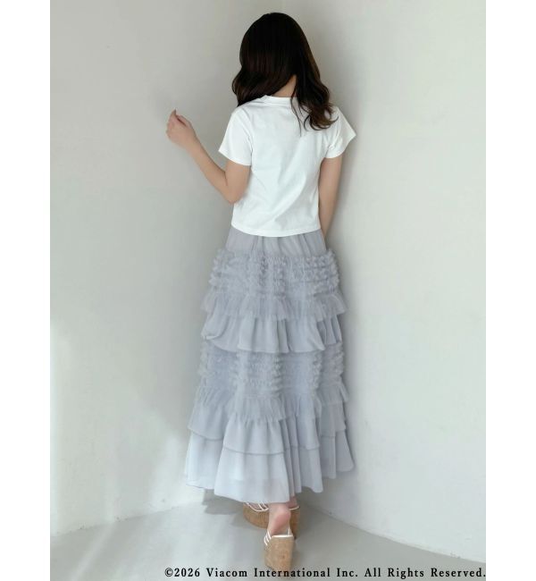 MERCURYDUO「ティアードボリュームスカート」|スカート|