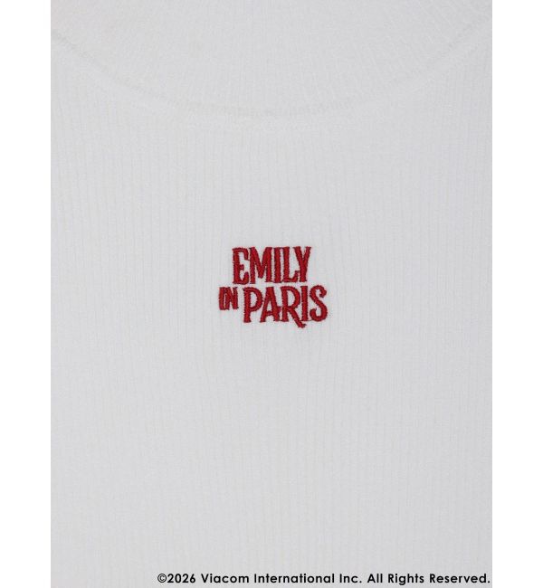 MERCURYDUO「【EMILY IN PARISコラボ】 ロゴエンブロイダリーニット」|ニット・セーター|