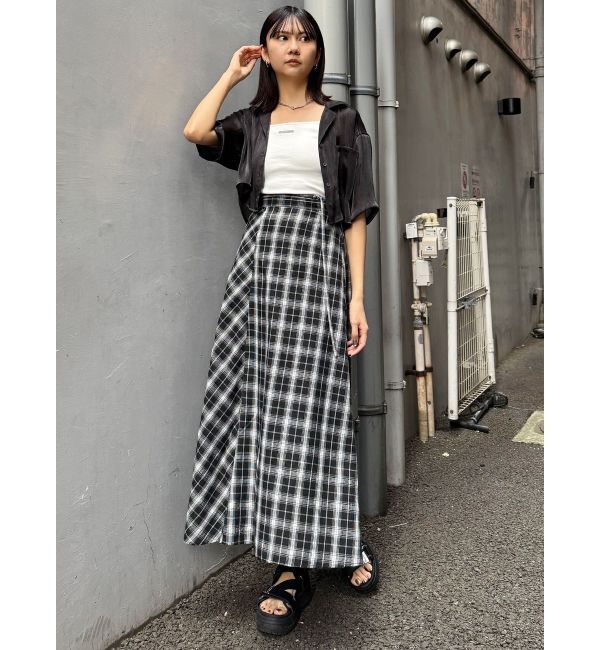 MURUA「シャイニーシアーショートシャツ」|シャツ・ブラウス|