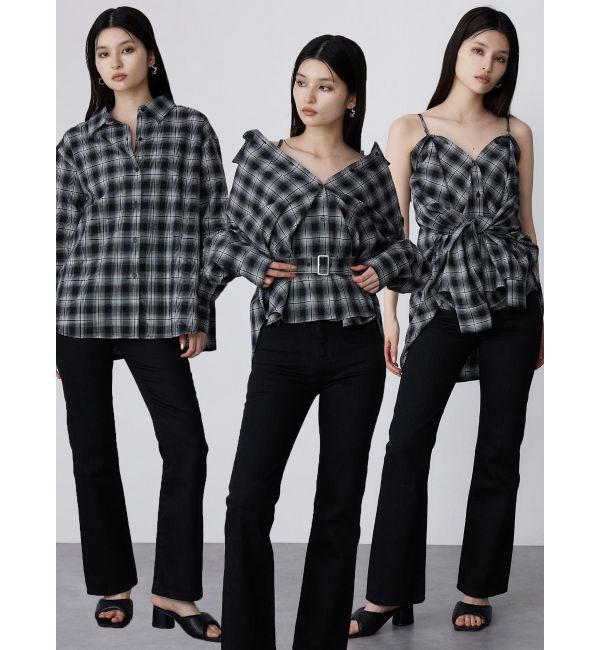 MURUA「オフショルマルチウェイシャツ」|シャツ・ブラウス|