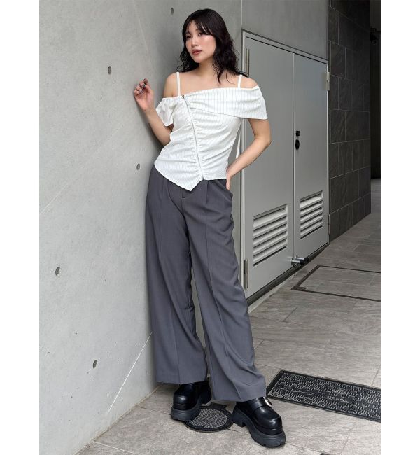 MURUA「オフショルシャーリングシャツ」|シャツ・ブラウス|