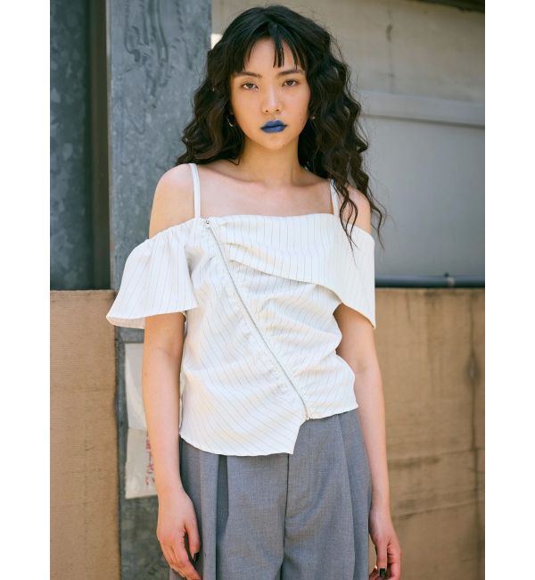 MURUA「オフショルシャーリングシャツ」|シャツ・ブラウス|