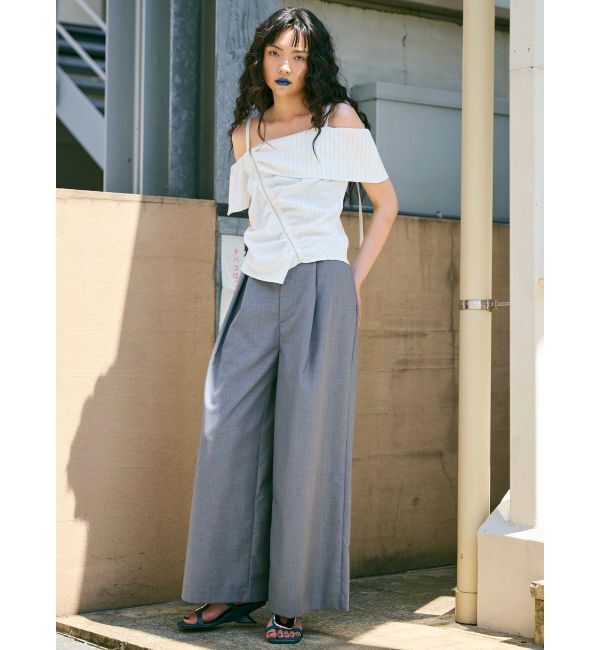 MURUA「オフショルシャーリングシャツ」|シャツ・ブラウス|