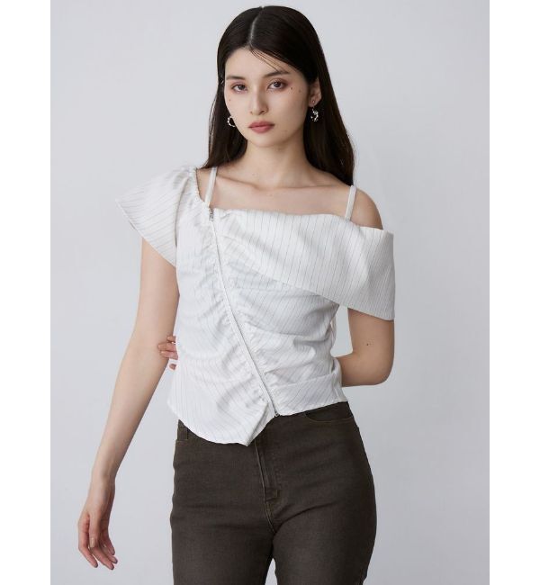 MURUA「オフショルシャーリングシャツ」|シャツ・ブラウス|