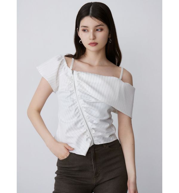 MURUA「オフショルシャーリングシャツ」|シャツ・ブラウス|