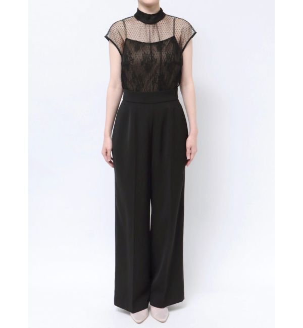 LAGUNAMOON「LADYチュールレースドッキングコンビネゾン」|ドレス|