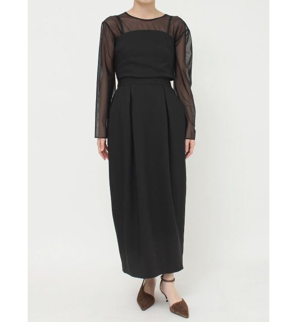 LAGUNAMOON「LADYシアーレイヤードセットアップドレス」|ドレス|