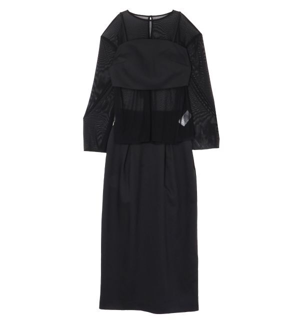 LAGUNAMOON「LADYシアーレイヤードセットアップドレス」|ドレス|