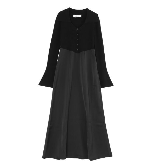 LAGUNAMOON「カラーニットドッキングナローワンピース」|ワンピース|