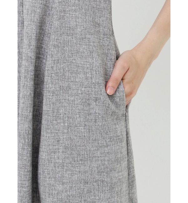 LAGUNAMOON「コクーンZIPハーフスリーブワンピース」|ワンピース|