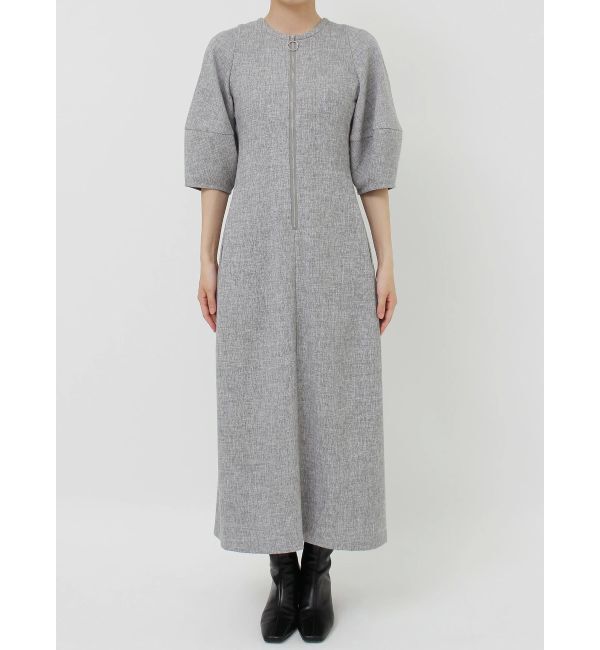 LAGUNAMOON「コクーンZIPハーフスリーブワンピース」|ワンピース|