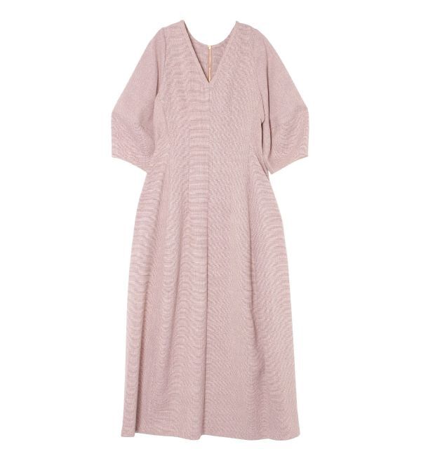 LAGUNAMOON「コクーンZIPハーフスリーブワンピース」|ワンピース|