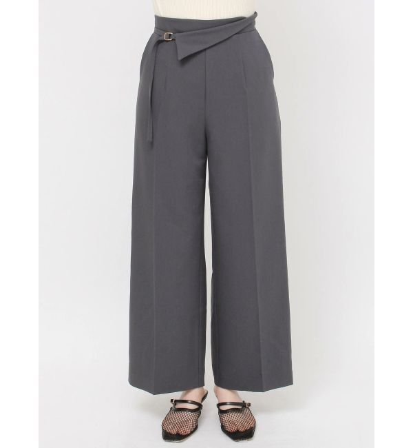 LAGUNAMOON「ウエストアシンメトリーラペルパンツ」|その他|