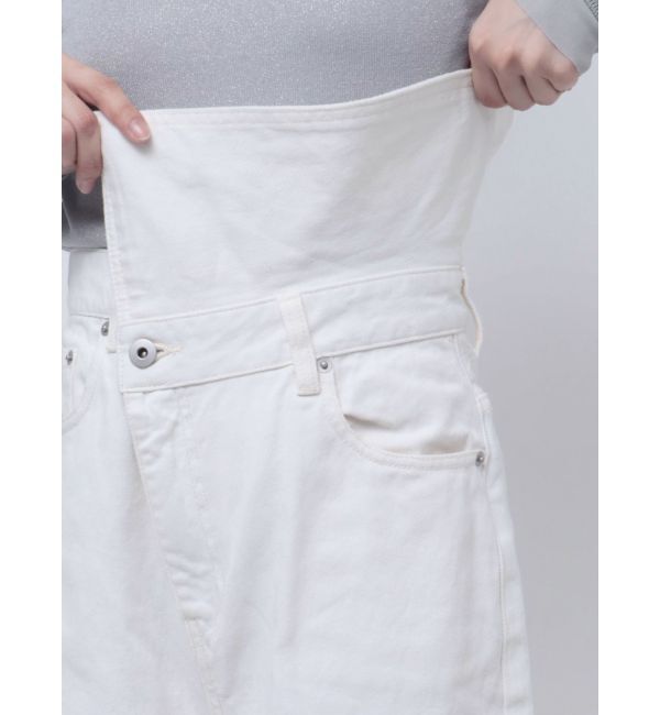 LAGUNAMOON「ウエストラペルデニムパンツ」|デニム|
