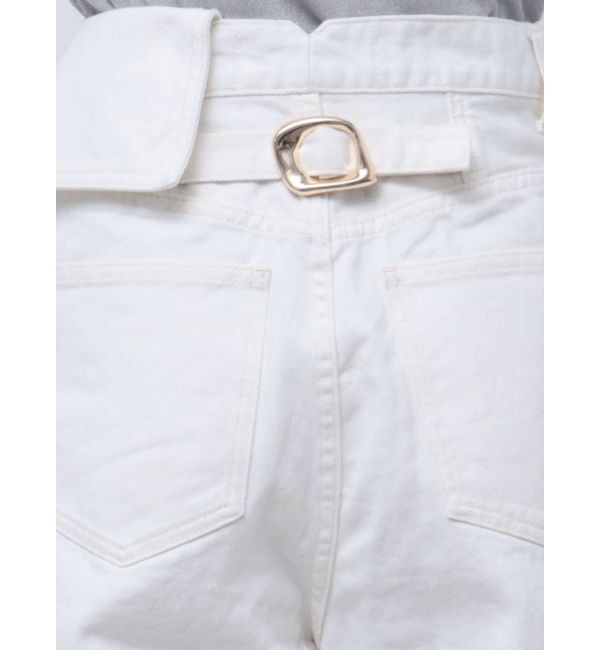 LAGUNAMOON「ウエストラペルデニムパンツ」|デニム|