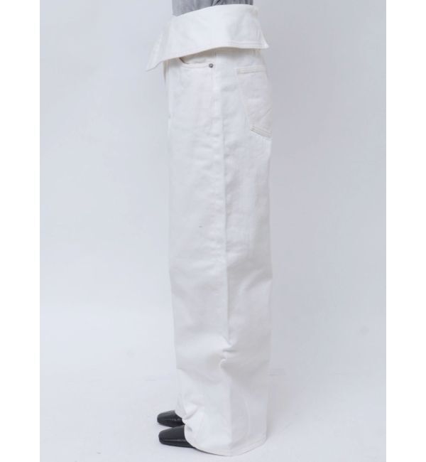 LAGUNAMOON「ウエストラペルデニムパンツ」|デニム|