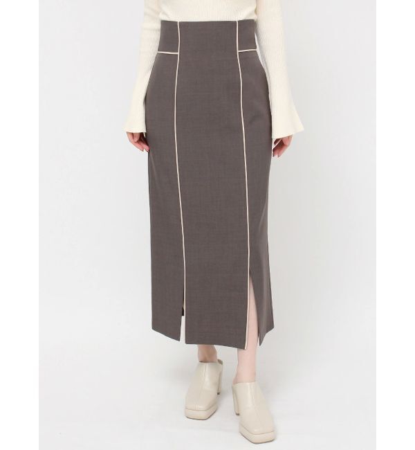 LAGUNAMOON「バイカラーパイピングスカート」|スカート|