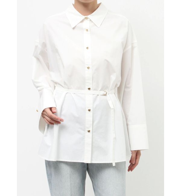 LAGUNAMOON「ワイドスリーブハートボタンシャツ」|シャツ・ブラウス|