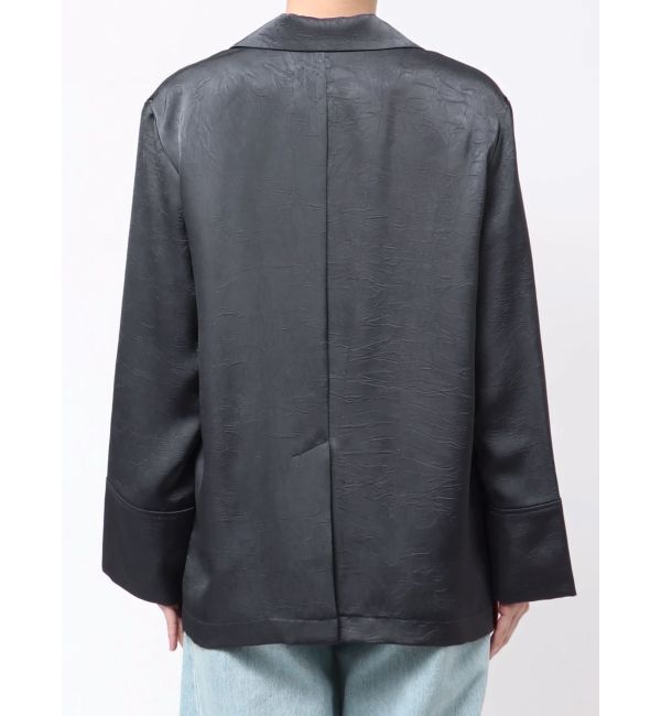 LAGUNAMOON「サテンオーバージャケット」|テーラードジャケット|