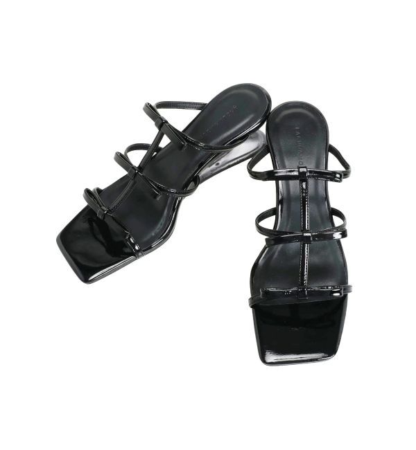 LAGUNAMOON「リボンストラップウエッジサンダル」|サンダル|