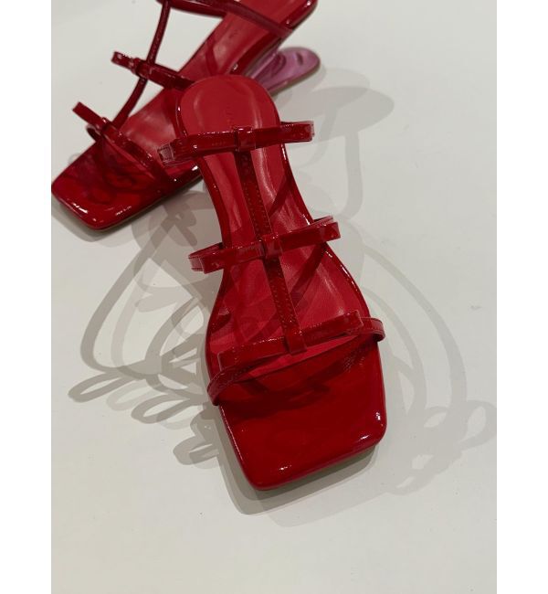 LAGUNAMOON「リボンストラップウエッジサンダル」|サンダル|