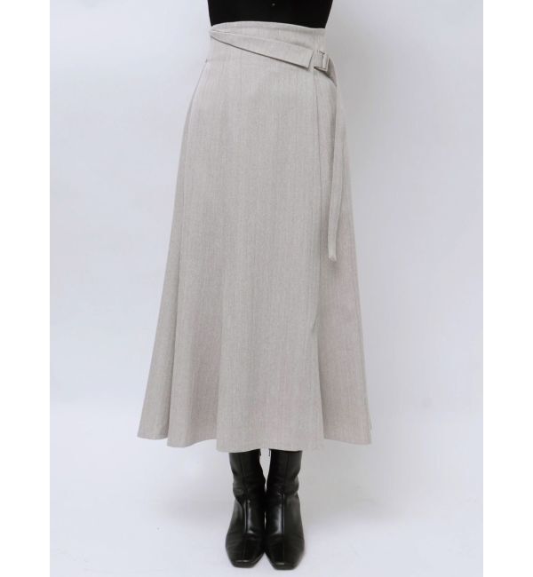 LAGUNAMOON「ウエストラペルツイードマーメイドスカート」|スカート|