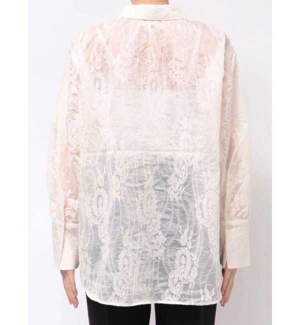 LAGUNAMOON「シアーエンブロイダリーシャツ」|シャツ・ブラウス|
