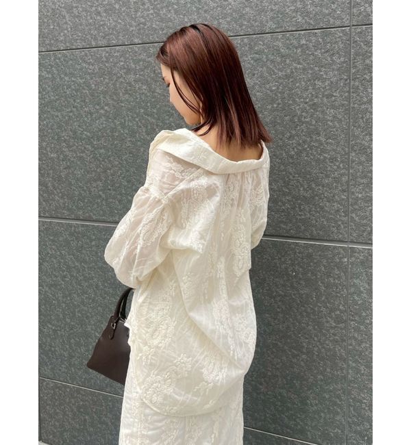 LAGUNAMOON「シアーエンブロイダリーシャツ」|シャツ・ブラウス|